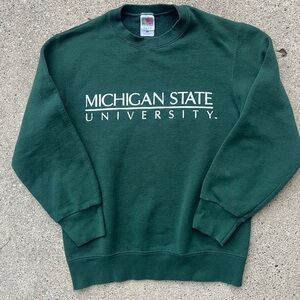 Michigan State University Crewneck Sweatshirt Size Small